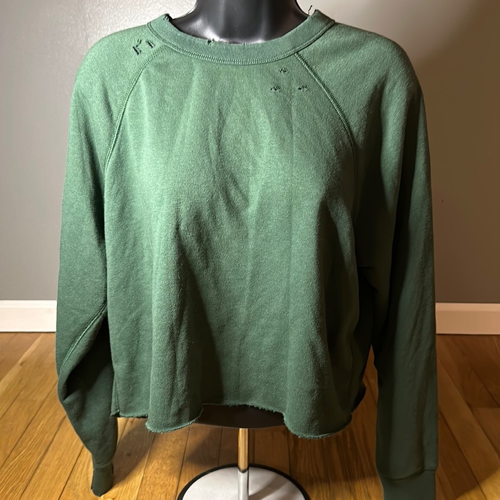 Aerie distressed sweatshirt